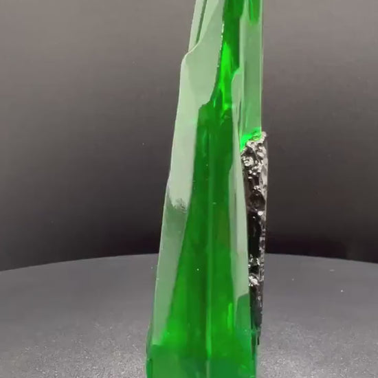 Mandalore Crystal with Tablet, The Mandalorian, Season 3, Din Djarin, aurebesh stone tablet inspired