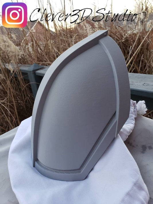 The Mandalorian Inspired shoulder Armor, Pauldron. Manufactured & Shipped from USA New "Beskar" Version!