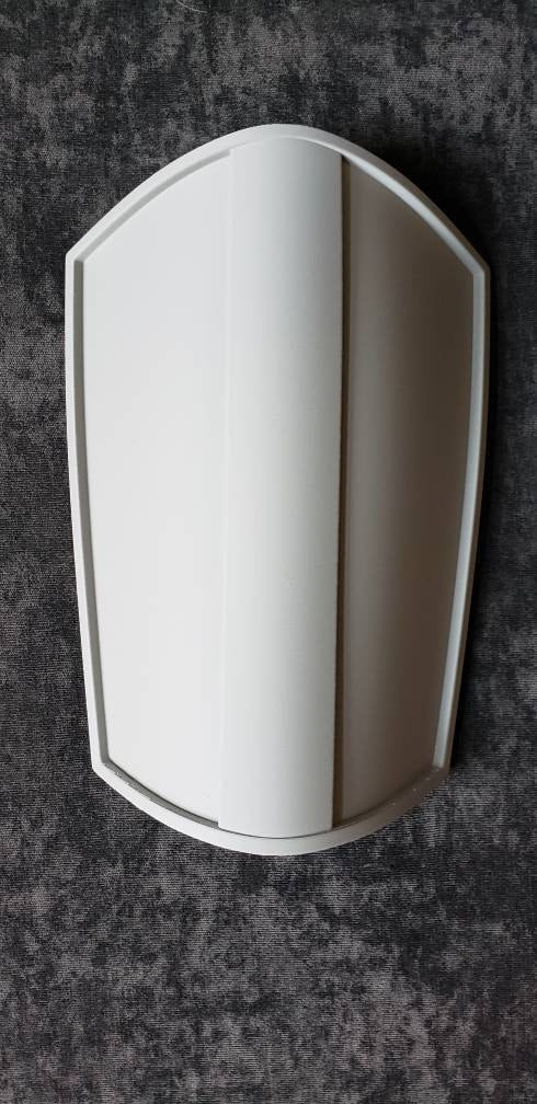 Mandalorian left thigh armor, Beskar