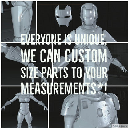 Sabine Wren, Ahsoka Season 1, Chest Armor and Ab Plate, Armor Piece, Option A, Plain, Made in USA