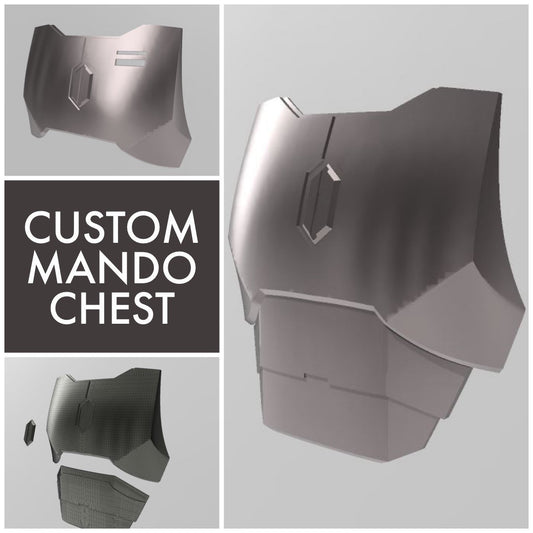 Custom Mandalorian Chest Plate. AEA Chest Armor, AlterEgo, Paz Vizsla, Din Djarin, Heavy Scout Variant, Post Imperial, HIM