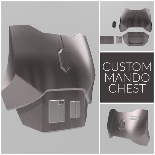 Custom Mandalorian Chest Plate. AEA Chest Armor, AlterEgo, Paz Vizsla, Din Djarin, Heavy Scout Variant, Post Imperial, HIM