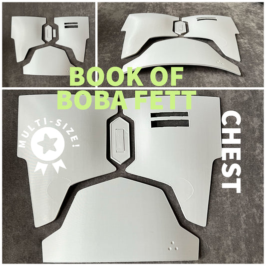 Book of Boba Fett Chest Armor, BoBF, Boba Fett, Mandalorian Beskar Chest, MMCC Mercs