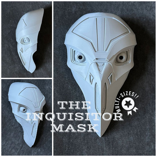 Tales of the Jedi Inquisitor Mask, Xth Brother, Sith Mask, Highly Detailed