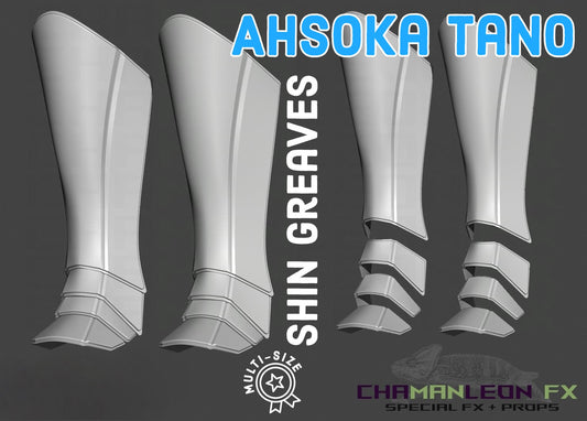 Ahsoka Tano Shin Greaves, Shin Armor, Season 1, Armor Piece, Pair Shins, Made in the USA