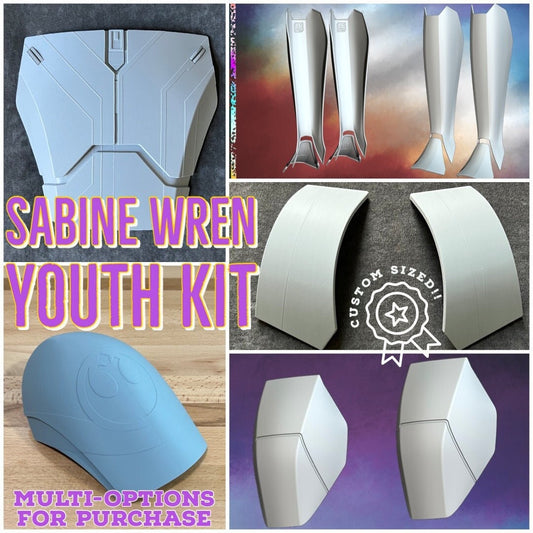 YOUTH Sized Sabine Wren/ Mandalorian/ Ahsoka Season 1 Full Armor Kit/ Halloween Costume