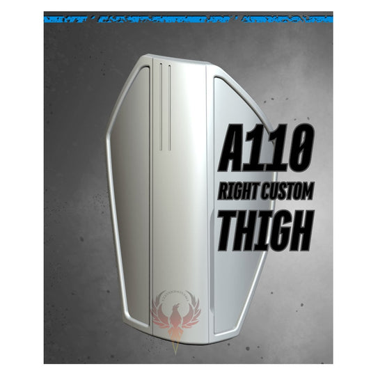 Mandalorian Custom Thigh/ A 110 R Make A Mando Right Thigh / Post Imperial Thigh Plate/ Can Custom Size/ Made and Ships from USA